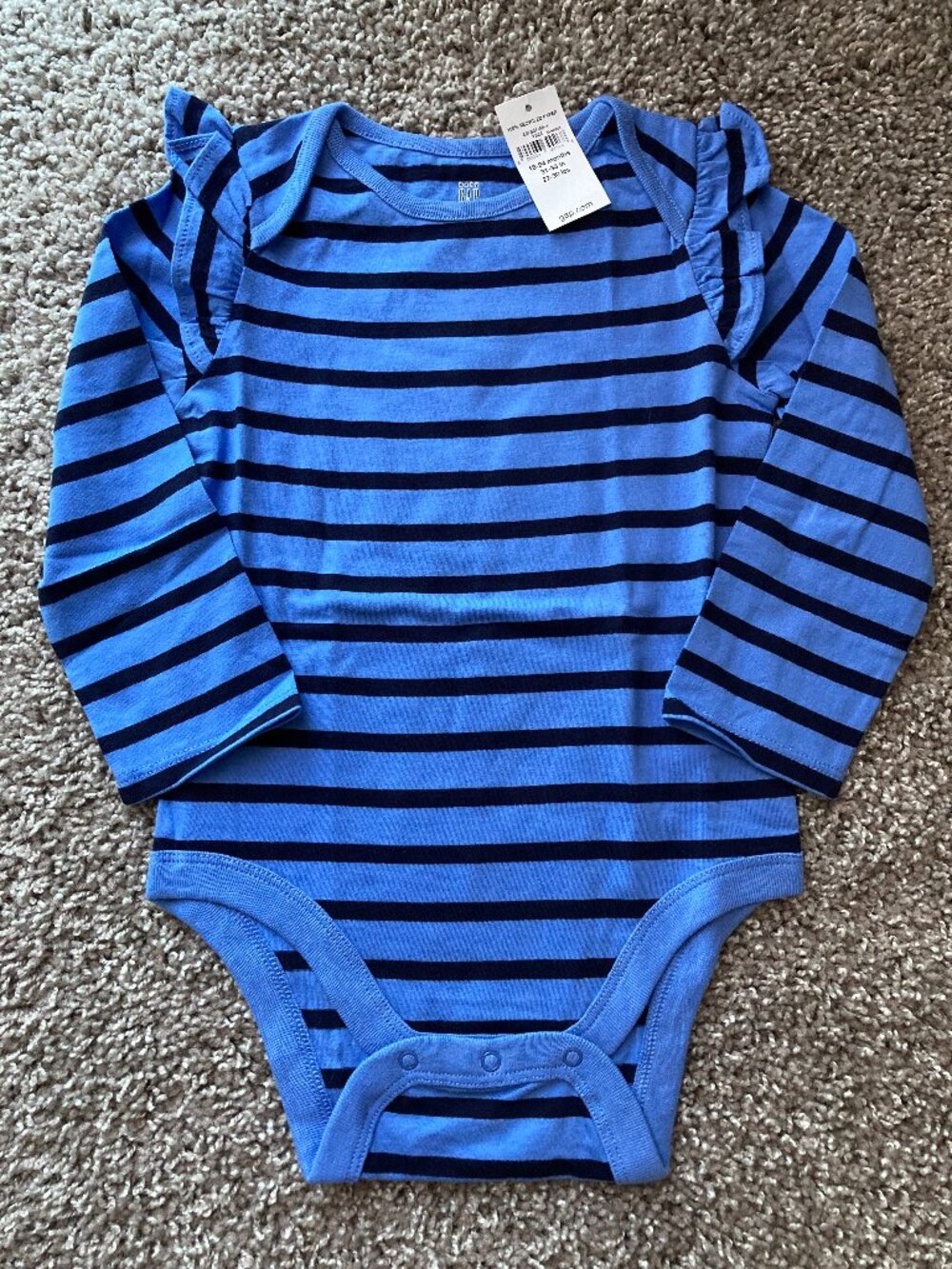 Gap Striped Onesie Size 24mo